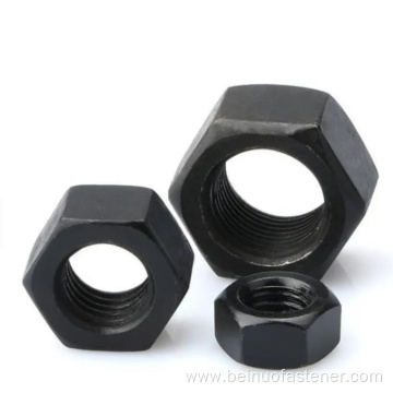 High quality stainless steel 304 316 black hex nut
